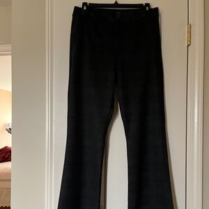 Kut from the Kloth Size 6 Dark Gray Plaid Boot Cut Pants